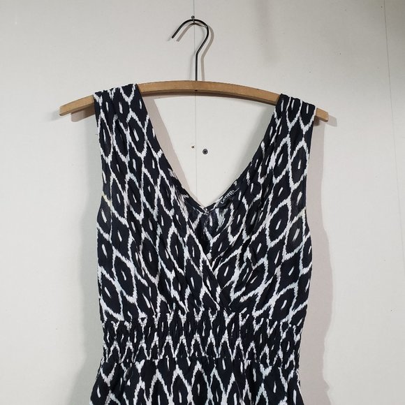 George black and white geometric Womens Summer Dress, sz XS - Picture 2 of 9